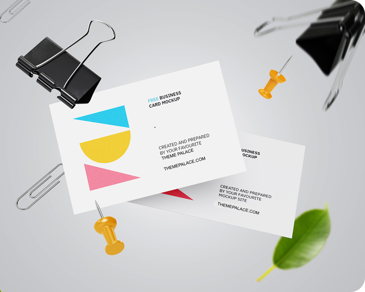 Free Business Card  Mockup Design