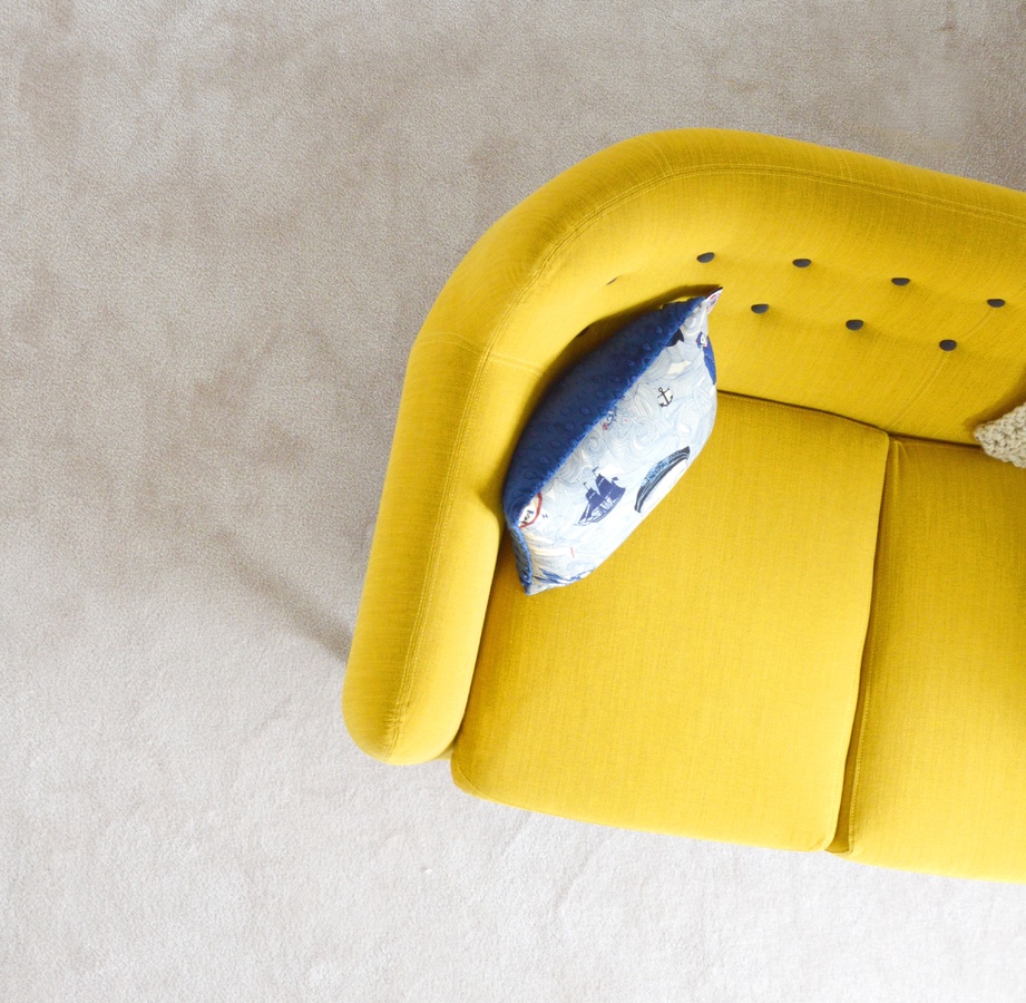 Minimal Yellow Sofa