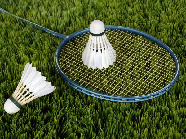 Badminton is a racquet sport used racquets.