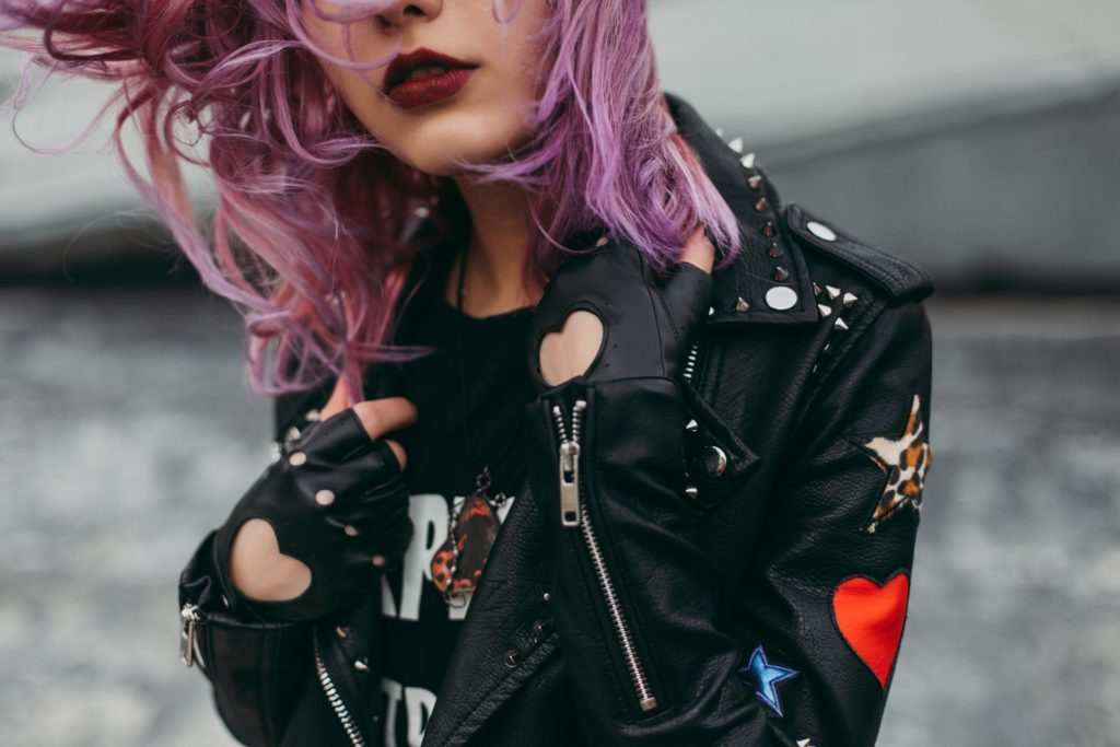 Classic black leather jacket is a top fashion for younster.